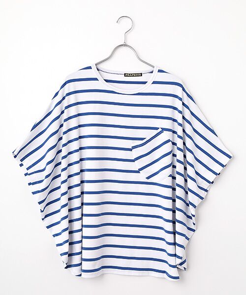 FRAPBOIS / フラボア カットソー | サークルボーダー カットソー（ホワイト）