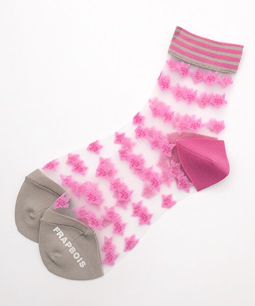 FRAPBOIS / フラボア ソックス | スルーサクラソックス（ピンク）