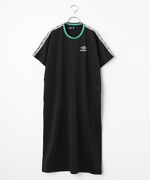 FRAPBOIS / フラボア ロング・マキシ丈ワンピース | UMBRO ONE-PIECE（ブラック）