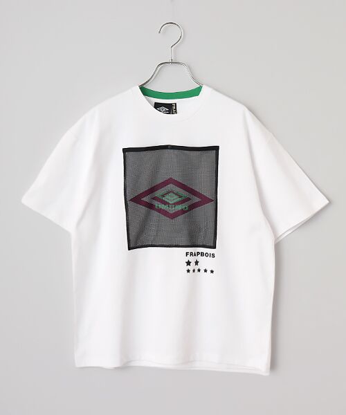 FRAPBOIS / フラボア Tシャツ | UMBRO TEE-SHIRT（ホワイト）