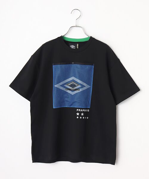 FRAPBOIS / フラボア Tシャツ | UMBRO TEE-SHIRT（ブラック）