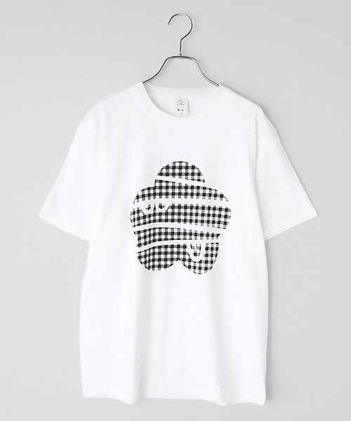 FRAPBOIS / フラボア Tシャツ | ギンガムパーキー Tシャツ（ホワイト）
