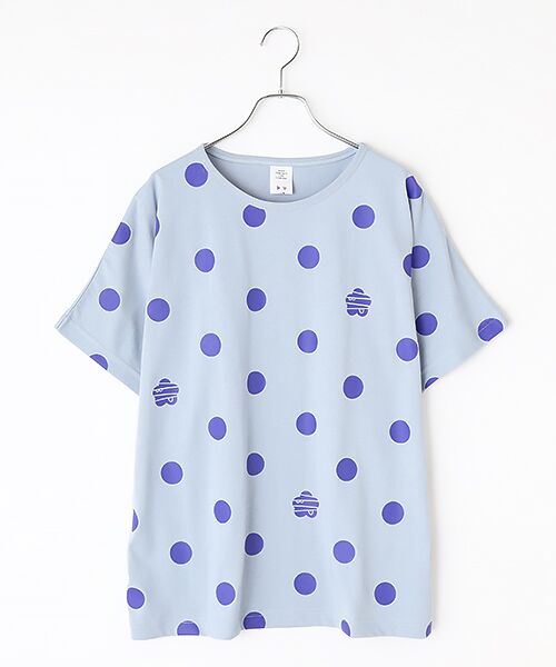 FRAPBOIS / フラボア Tシャツ | ドルマンドット2（ブルー）