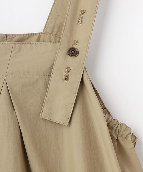 FRAPBOIS / フラボア ロング・マキシ丈スカート | ペーパータイプ ジャンパースカート | 詳細5