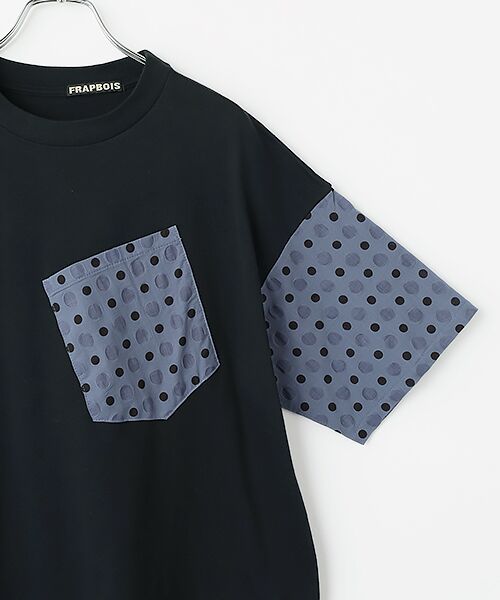 FRAPBOIS / フラボア Tシャツ | エンボスドットT | 詳細3
