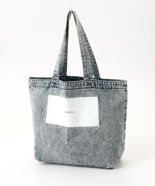 FRAPBOIS / フラボア トートバッグ | デニムロゴBAG（サックスブルー）