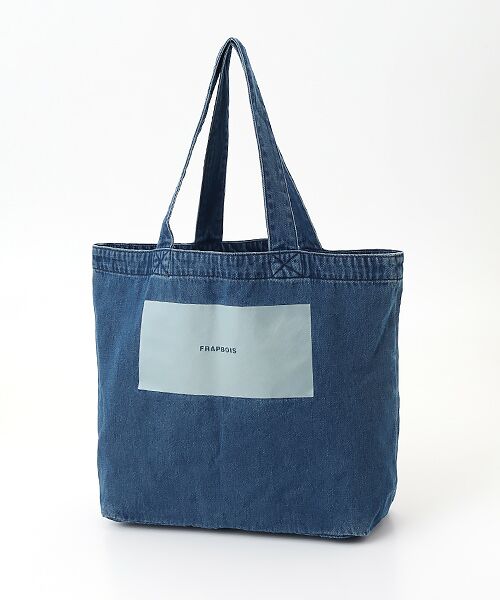FRAPBOIS / フラボア トートバッグ | デニムロゴBAG（ブルー）