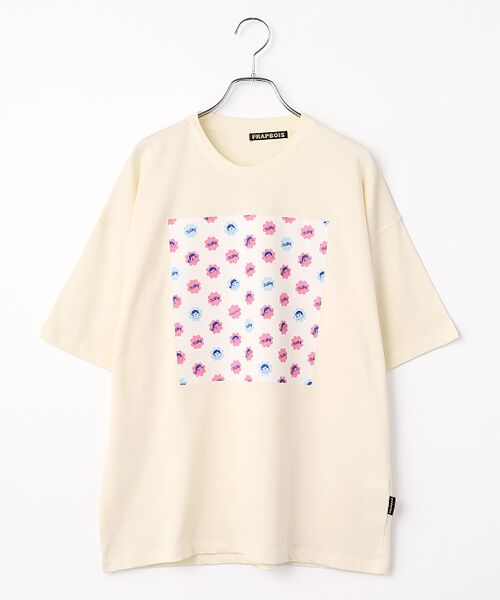 FRAPBOIS / フラボア Tシャツ | ミルキー ボックスＴシャツ（アイボリー）