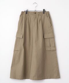FRAPBOIS / フラボア ロング・マキシ丈スカート | バックサテン スカート