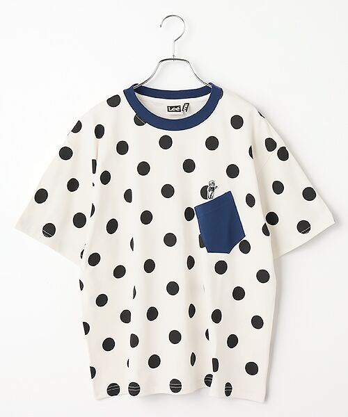 FRAPBOIS / フラボア Tシャツ | Lee ドットT（ホワイト）