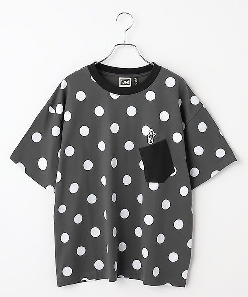 FRAPBOIS / フラボア Tシャツ | Lee ドットT（ブラック）