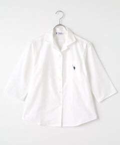 FUKUZO / フクゾー シャツ・ブラウス | ロールアップスリーブ七分袖（OX生地）