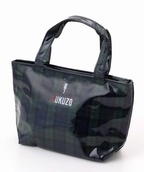 FUKUZO/フクゾー 【ラッピングツール付】ジップバッグ小 ブラックウオッチ F