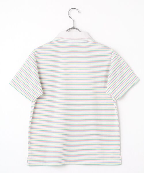 FUKUZO / フクゾー ポロシャツ | 婦人ポロシャツ半袖天竺ボーダー | 詳細1