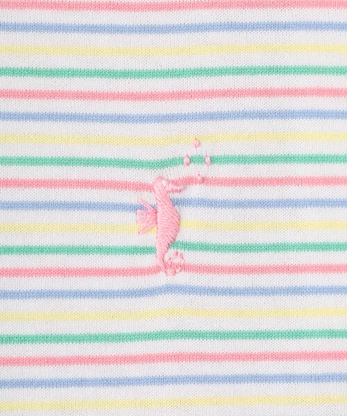 FUKUZO / フクゾー ポロシャツ | 婦人ポロシャツ半袖天竺ボーダー | 詳細4