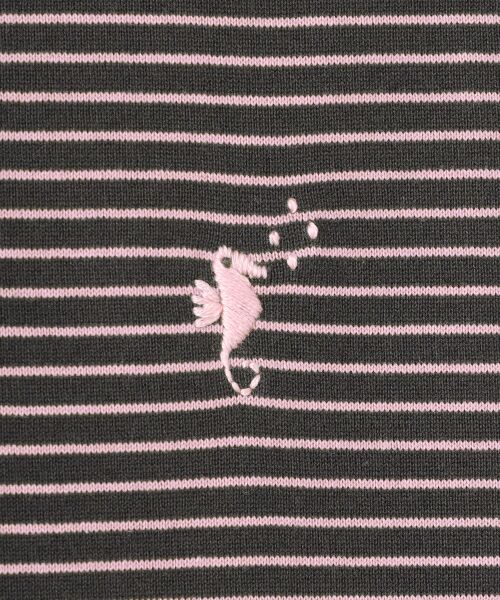 FUKUZO / フクゾー ポロシャツ | 婦人ポロシャツ半袖天竺ボーダー | 詳細7