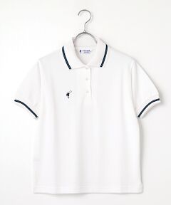 FUKUZO / フクゾー ポロシャツ | 婦人ポロシャツ半袖襟ライン