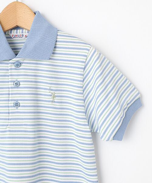 FUKUZO / フクゾー ポロシャツ | 子供ポロシャツ半袖天竺ボーダー | 詳細2
