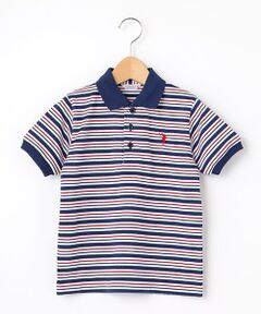 FUKUZO / フクゾー ポロシャツ | 子供ポロシャツ半袖天竺ボーダー