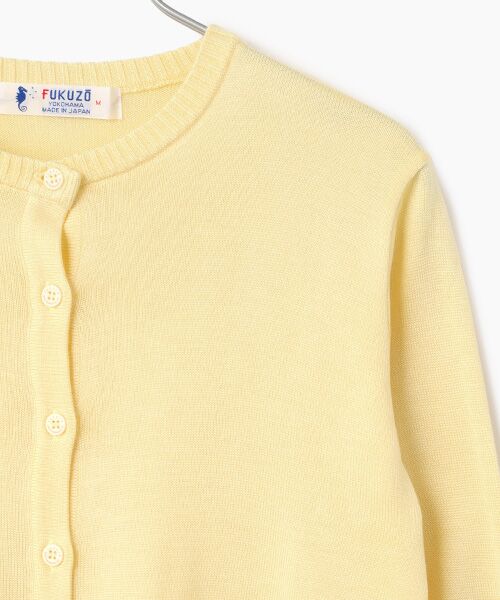 FUKUZO / フクゾー カーディガン・ボレロ | 婦人ラルゴクルーカーディガン長袖 | 詳細3