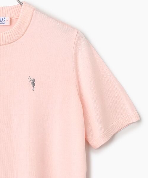 FUKUZO / フクゾー ニット・セーター | 婦人ラルゴクルーセーター半袖 | 詳細5