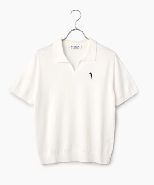 FUKUZO / フクゾー ニット・セーター | 婦人ラルゴポロシャツ（白）