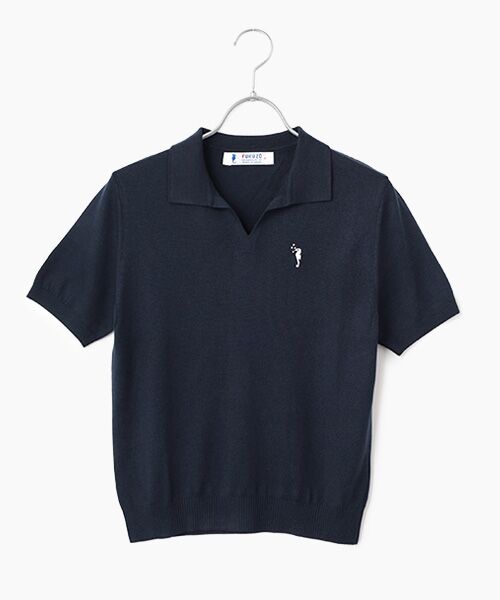 FUKUZO / フクゾー ニット・セーター | 婦人ラルゴポロシャツ（紺）