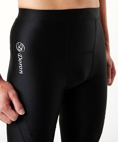 fumiyasports / フミヤスポーツ その他インナー・ルームウェア | ソフト Men's ロングタイツ Black | 詳細4