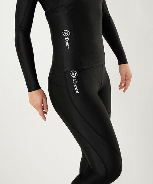 fumiyasports / フミヤスポーツ その他インナー・ルームウェア | ソフト Women's ロングタイツ Black | 詳細4