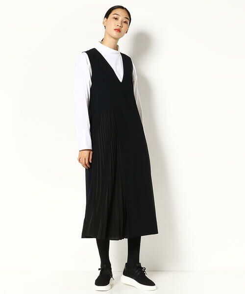 セール ジャージー深ｖネックワンピース ドレス Gabardine K T ギャバジンk T ファッション通販 タカシマヤファッションスクエア