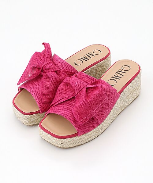 gaimo / ガイモ サンダル | リボン付きジュートサンダル | 詳細1