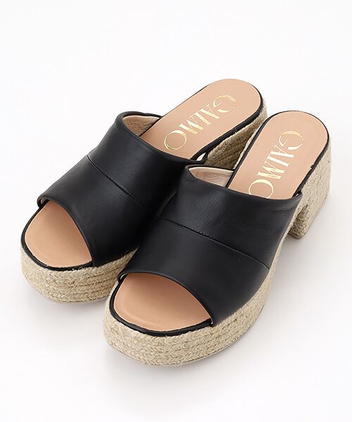 gaimo / ガイモ サンダル | プレーンジュート厚底サンダル | 詳細1