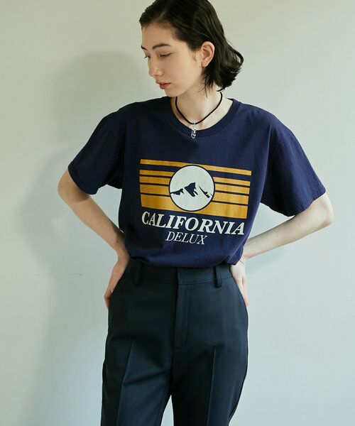 【CALUX】プリントTシャツ/MOUNTAIN