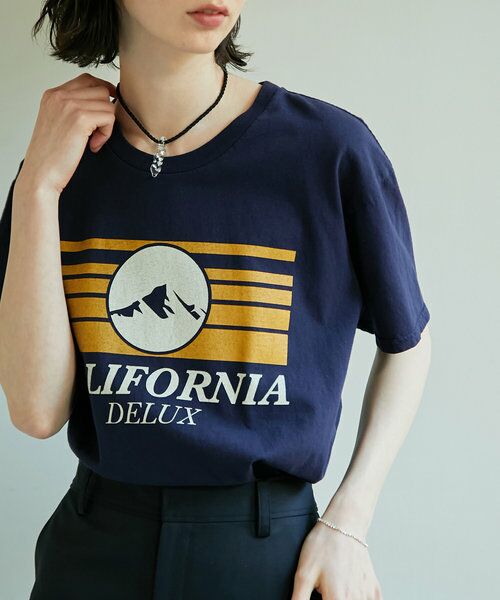 【CALUX】プリントTシャツ/MOUNTAIN