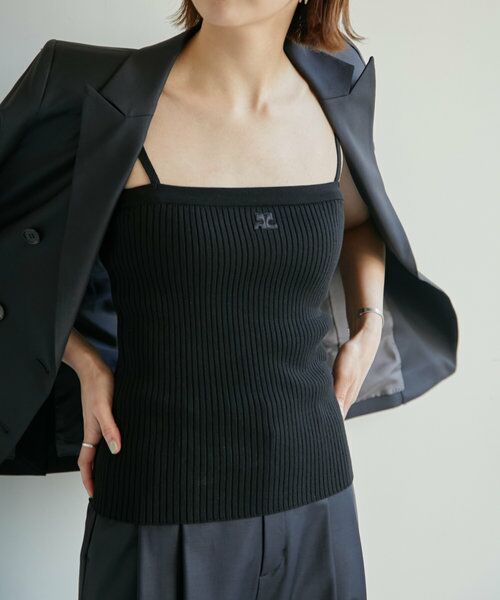 専門ショップ courreges Vintage フランス製 ニットキャミ トップス