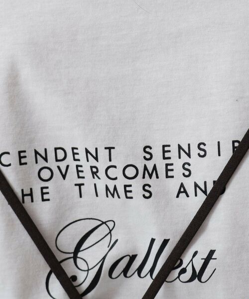 GALLEST / ギャレスト Tシャツ | メッセージバックロゴTシャツ | 詳細12