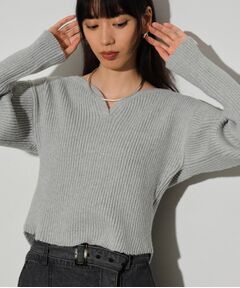GALLEST / ギャレスト ニット・セーター | 【WEB限定】ボートVネックニット