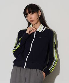 【LACOSTE】ショルダーニットテーピングトラックジャケット