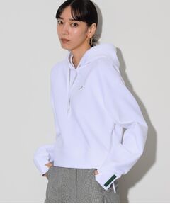 【LACOSTE】ワイド＆クロップドフードスウェット