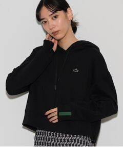 【LACOSTE】ワイド＆クロップドフードスウェット