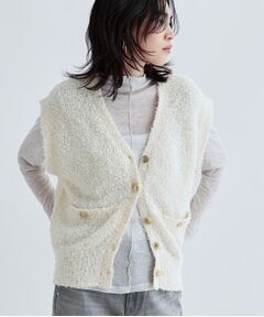 GALLEST / ギャレスト ニット・セーター | ツイードライクニットベスト