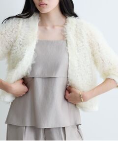 GALLEST / ギャレスト カーディガン・ボレロ | ボリュームチュールカーディガン