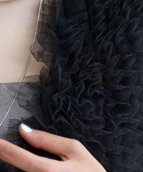 GALLEST / ギャレスト カーディガン・ボレロ | ボリュームチュールカーディガン | 詳細8