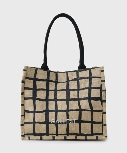 GALLEST / ギャレスト トートバッグ | 【A4サイズ収納・マチたっぷり】ジュートトートバッグ/エコバッグ | 詳細12