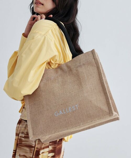 GALLEST / ギャレスト トートバッグ | 【A4サイズ収納・マチたっぷり】ジュートトートバッグ/エコバッグ | 詳細4