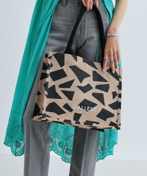 GALLEST / ギャレスト トートバッグ | 【A4サイズ収納・マチたっぷり】ジュートトートバッグ/エコバッグ | 詳細8