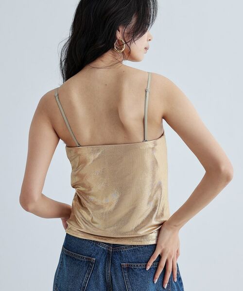 GALLEST / ギャレスト キャミソール・チューブトップ | シャイニーベアトップ（カップ付き） | 詳細3