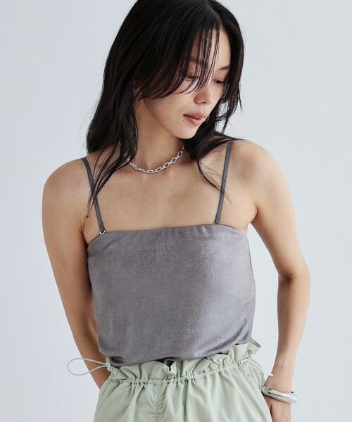 GALLEST / ギャレスト キャミソール・チューブトップ | シャイニーベアトップ（カップ付き） | 詳細6