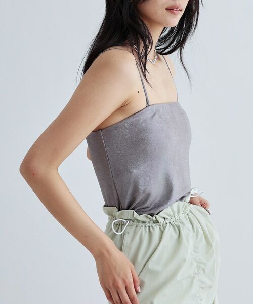 GALLEST / ギャレスト キャミソール・チューブトップ | シャイニーベアトップ（カップ付き） | 詳細7