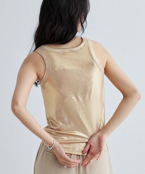 GALLEST / ギャレスト キャミソール・チューブトップ | シャイニーアメスリタンクトップ（カップ付き） | 詳細12